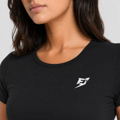 EARNED Women’s Performance Tee - Black