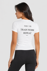 EARNED Women’s Performance Tee - White