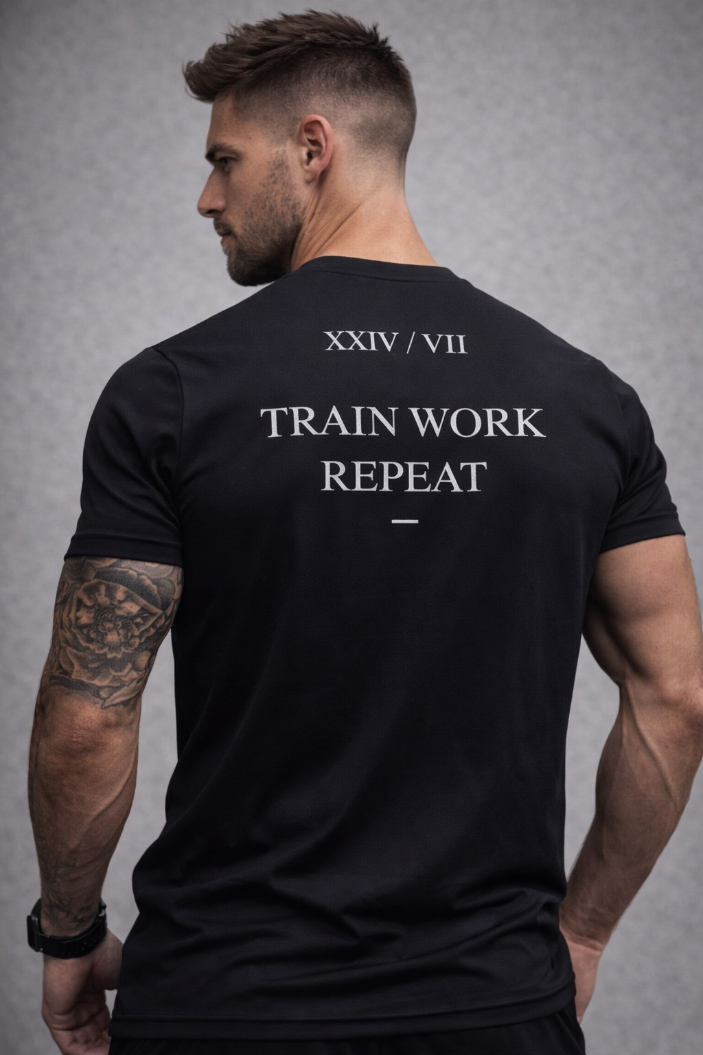 EARNED Core Performance Tee – Black