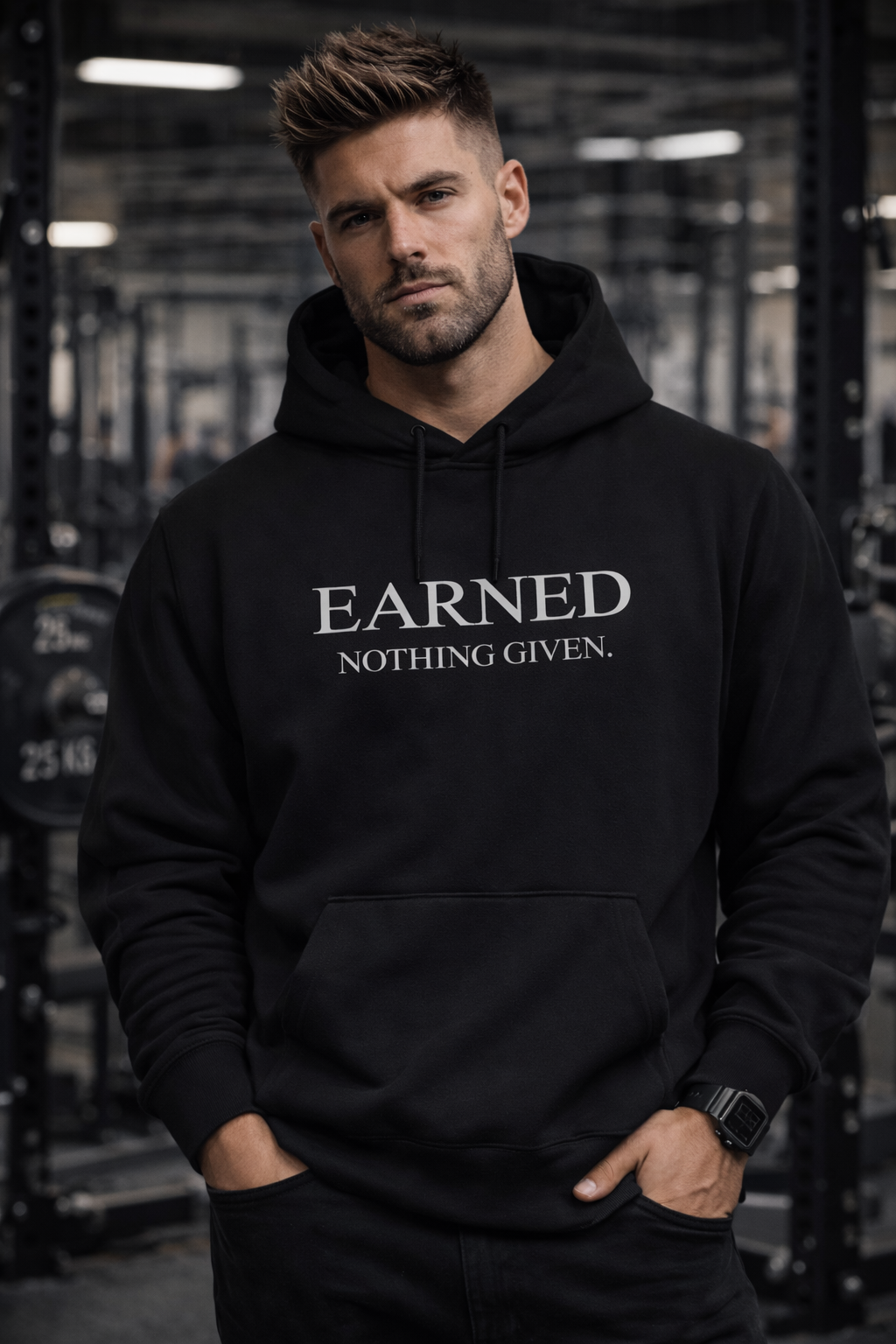 Earned Core Hoodie - Black