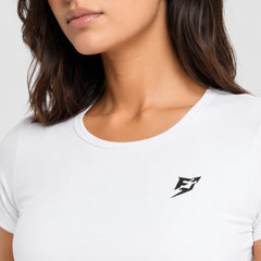 EARNED Women’s Performance Tee - White