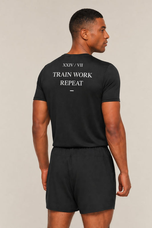 EARNED Core Performance Tee – Black