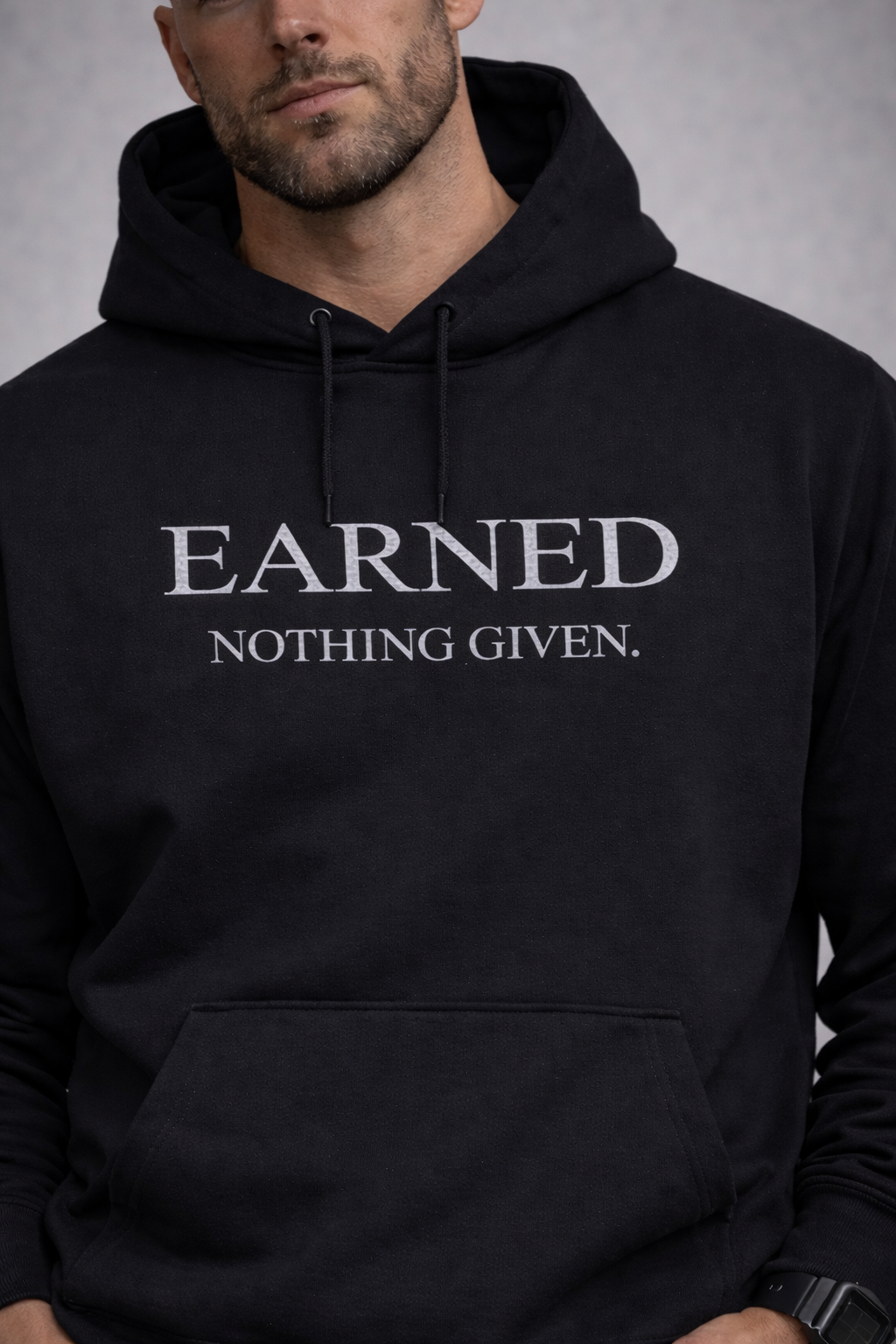 Earned Core Hoodie - Black