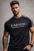 EARNED Training Tee – Black