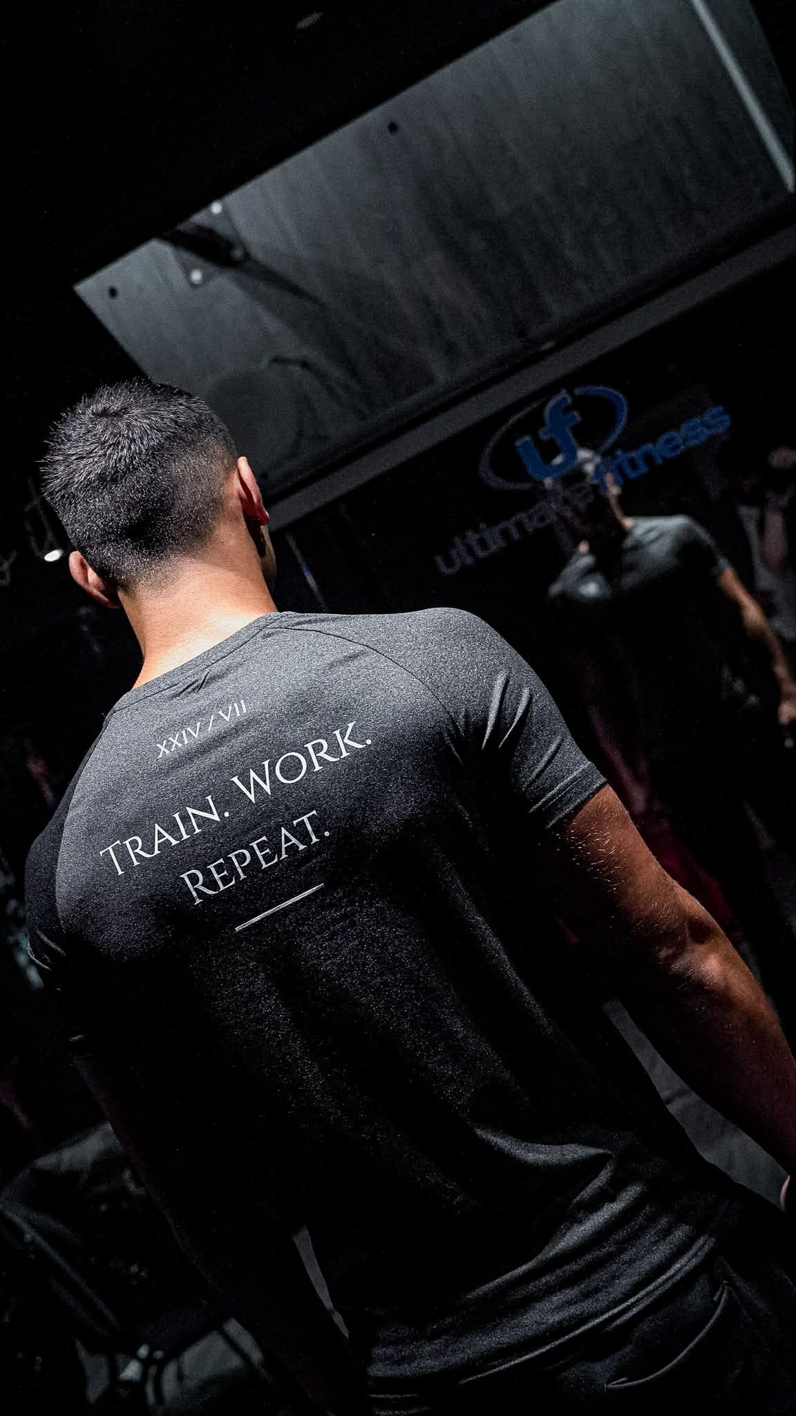 EARNED Training Tee – Black